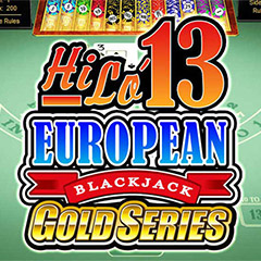 HiLo 13 European Blackjack Gold - Microgaming